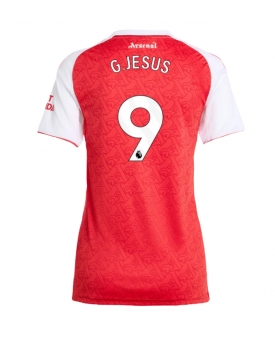 Billige Fotballdrakt Arsenal Gabriel Jesus #9 Replika Hjemmedrakt Dame 2025-26 Kortermet Billige Fotballdrakt Arsenal Gabriel Jesus #9 Replika Hjemmedrakt Dame 2025-26 Kortermet